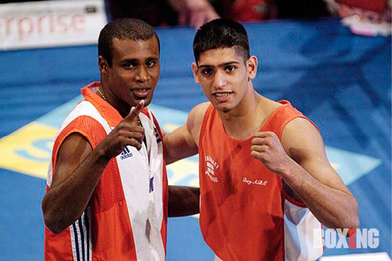 Mario Kindelan vs Amir Khan. mario kindelan 1