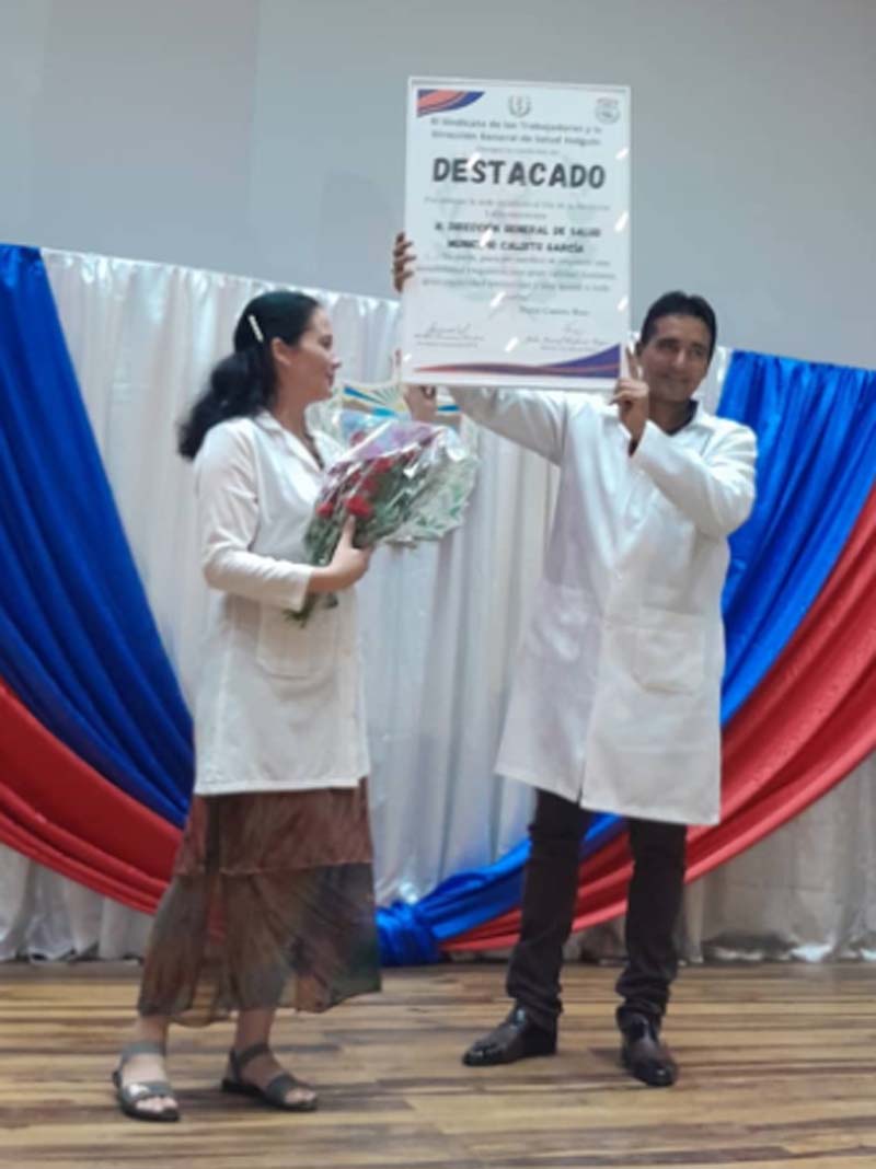 El municipio de Calixto García resultó el más destacado de la provincia. actosalud3