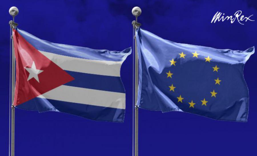 banderas cuba union europea