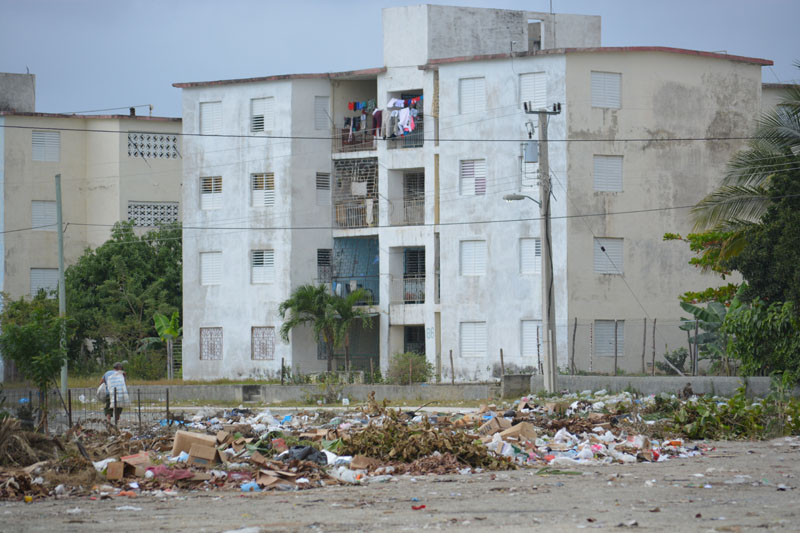 El reparto de Villa Nueva presenta una de las situaciones más críticas, dentro del municipio cabecera. basura 04