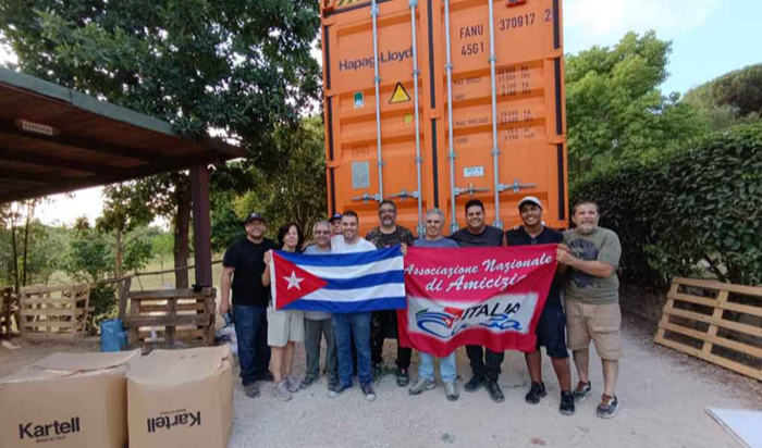 Ayuda italia cuba