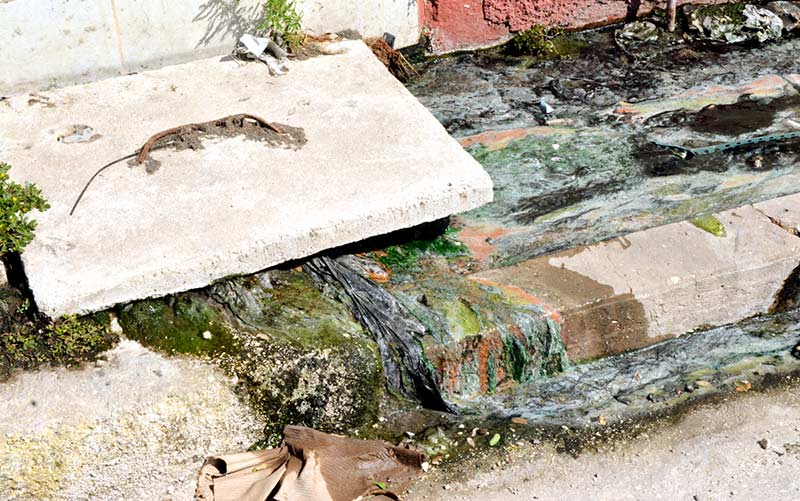 Fotorrep aguas albañales basura ATH 11