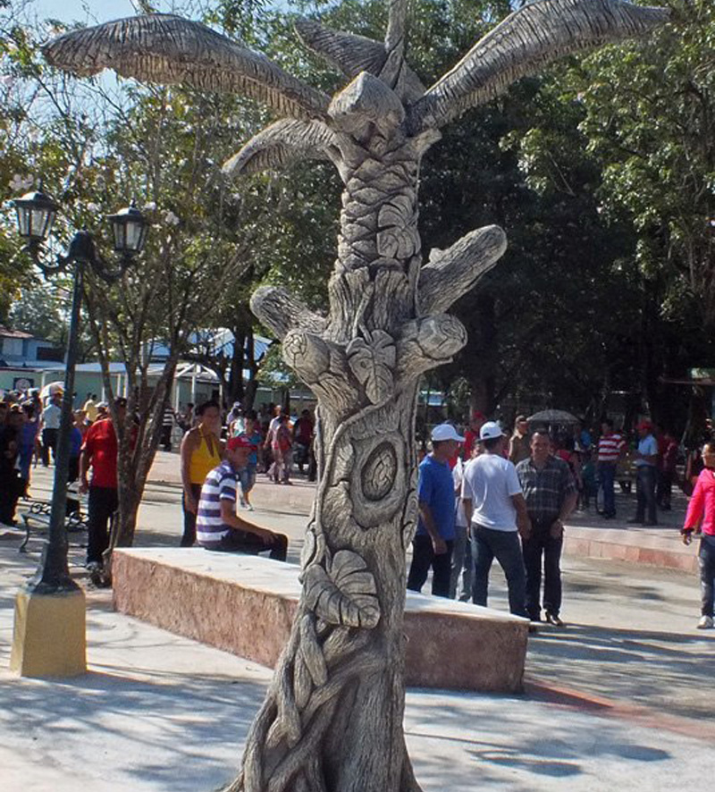 escultura arbol silba