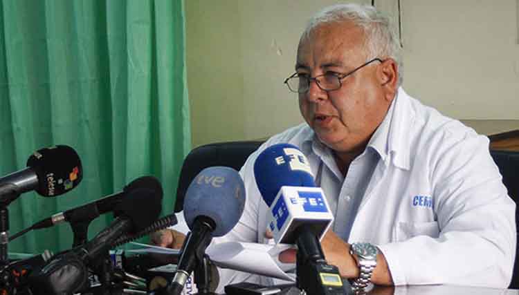 Intervención del Dr. Sergio Rabell Piera, director del Instituto de Medicina Legal, 21 de mayo de 2018. Foto: Ariel Ley Royero/ ACN. sergio rabell 1