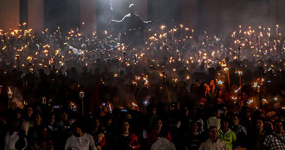 desfile de las antorchas