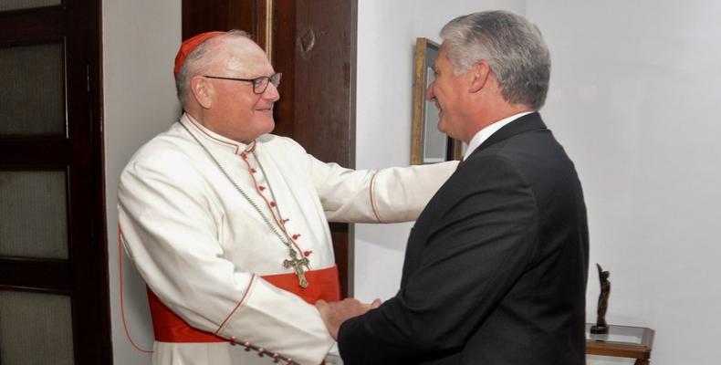 Diaz Canel Cardenal Dolan