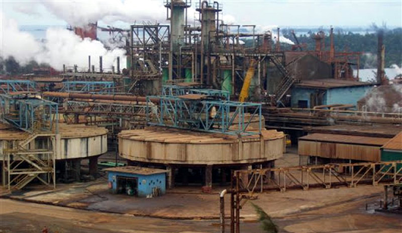 Fábrica de níquel Pedro Soto Alba, Moa, Holguín. Foto: Trabajadores moa niquel pedr soto