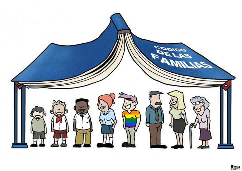 Código de la Familias caricatura